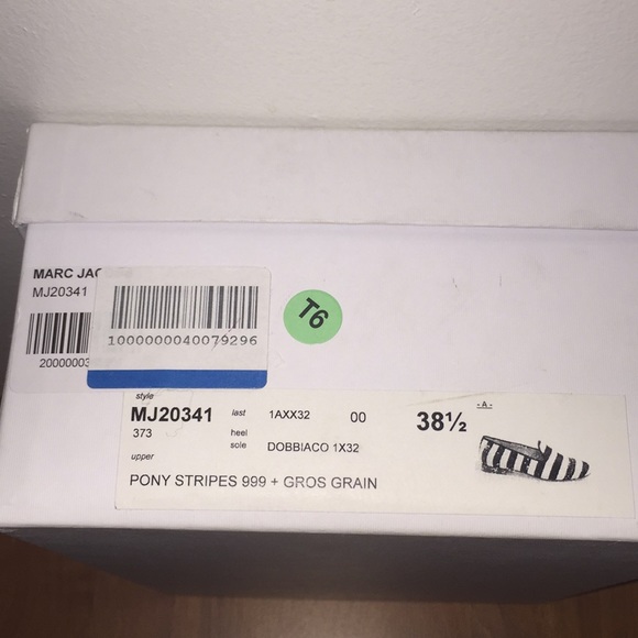 Marc Jacobs pony flats - striped. Size 8.5 - Picture 7 of 8